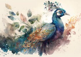 Peacock Beautiful Bird Poster